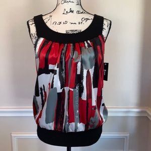 🖤♥️🤍NWT B Wear Modern Colors Blouse♥️🖤🤍